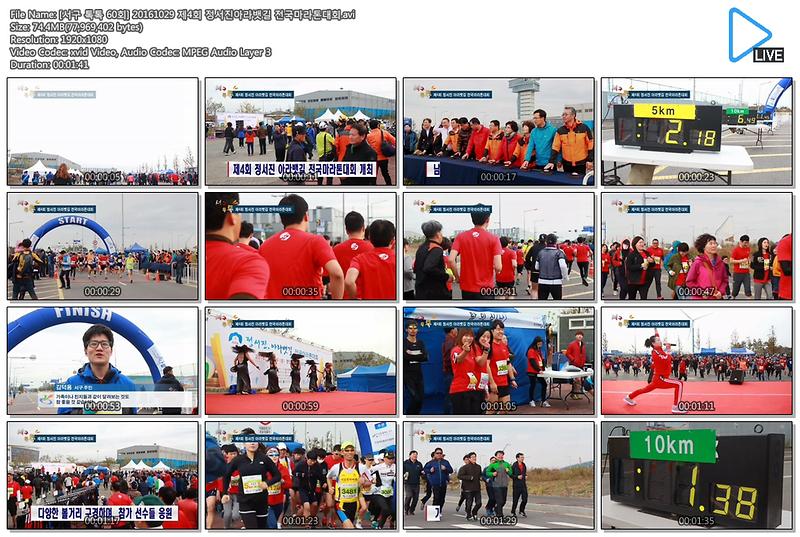 [서구 톡톡 60회] 20161029 제4회 정서진아라뱃길 전국마라톤대회 사진